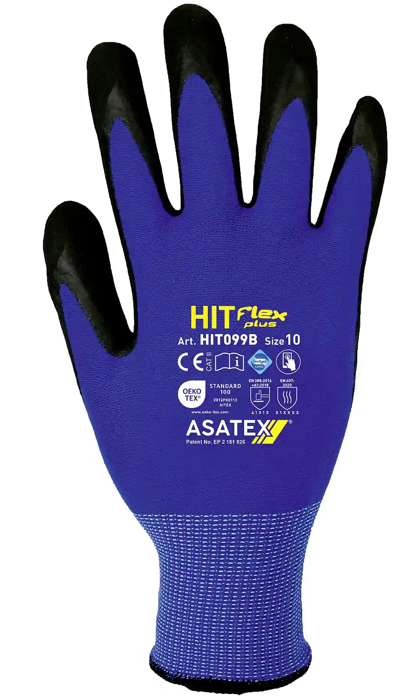 HITFlex Feinstrickhandschuh mit Mikroschaum-Beschichtung HIT099B