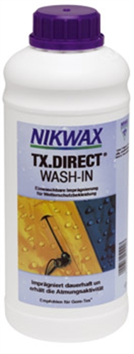Nikwax TX.Direct® Wash-In 1 Liter Imprägnierung für Wetterschutzbekleidung