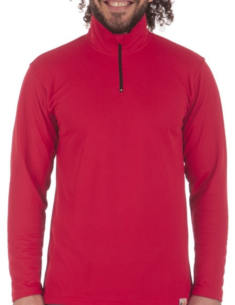 IQ-UV NATURAL Herren langarm Shirt mit Tencel® und Reißverschluss, UPF 50+, 529100