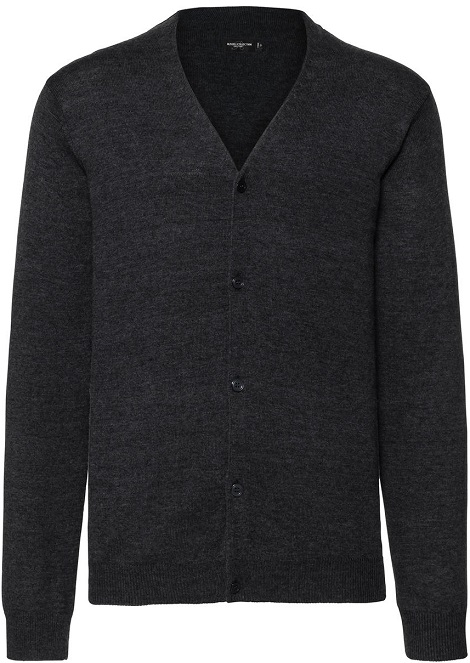 Russell  Men's V-Neck Knitted Cardigan 715M 