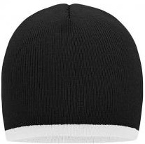 Myrtle Beach Beanie mit Kontraststreifen MB 7584 Myrtle Beach Beanie mit Kontraststreifen MB 7584