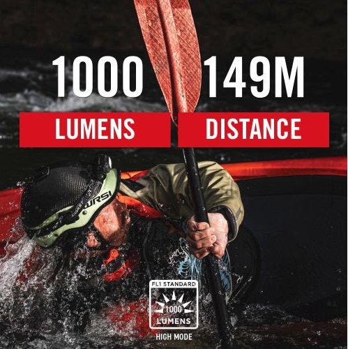 COAST® wasserdichte wiederaufladbare Stirnlampe, 1200 Lumen, WPH30R