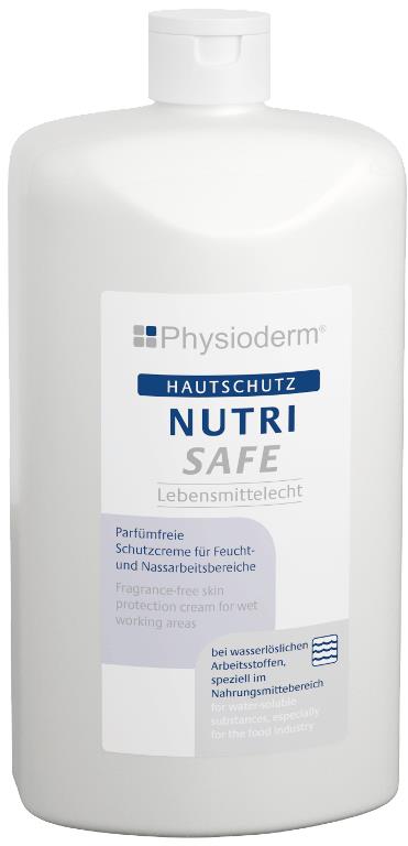 PHYSIODERM® NUTRI SAFE Hautschutzcreme 500 ml Flasche inkl. Pumpe 