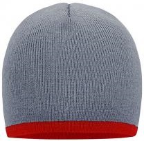 Myrtle Beach Beanie mit Kontraststreifen MB 7584 Myrtle Beach Beanie mit Kontraststreifen MB 7584
