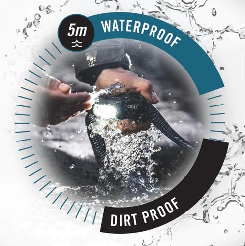 COAST® wasserdichte wiederaufladbare Stirnlampe, 1200 Lumen, WPH30R