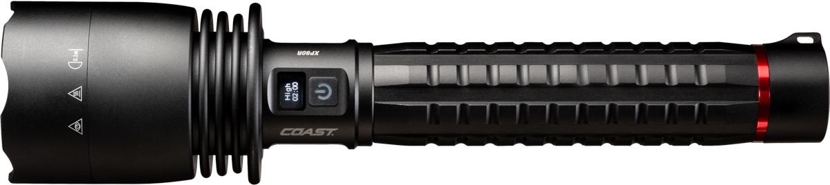 COAST® wiederaufladbare Taschenlampe mit PowerIQ Real-time Display 15000 lumen XP80R