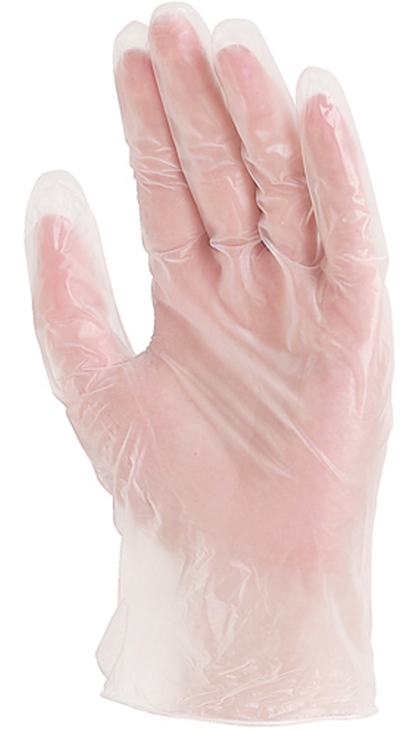 Eurotechnique® EURO-ONE Einweghandschuh transparent Vinyl  5720