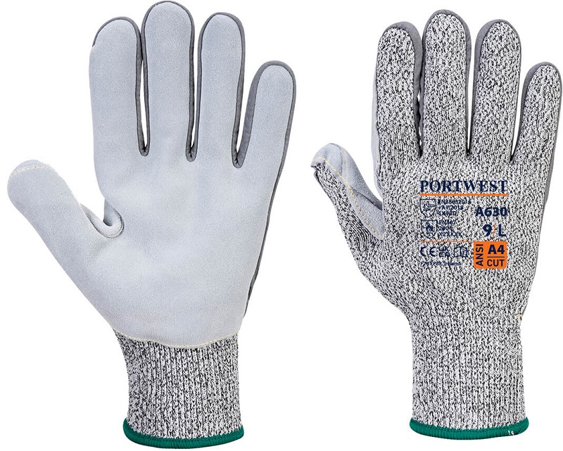 Razor-Lite Schnittschutz Handschuh mit Leder Stufe D, A630