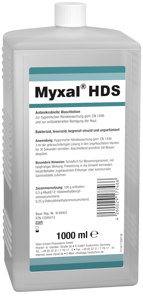MYXAL® HDS Waschlotion, 1.000 ml Hartflasche