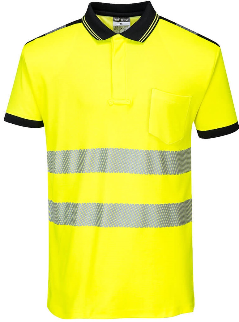 PW3™ Warnschutz Cotton Comfort Poloshirt T180