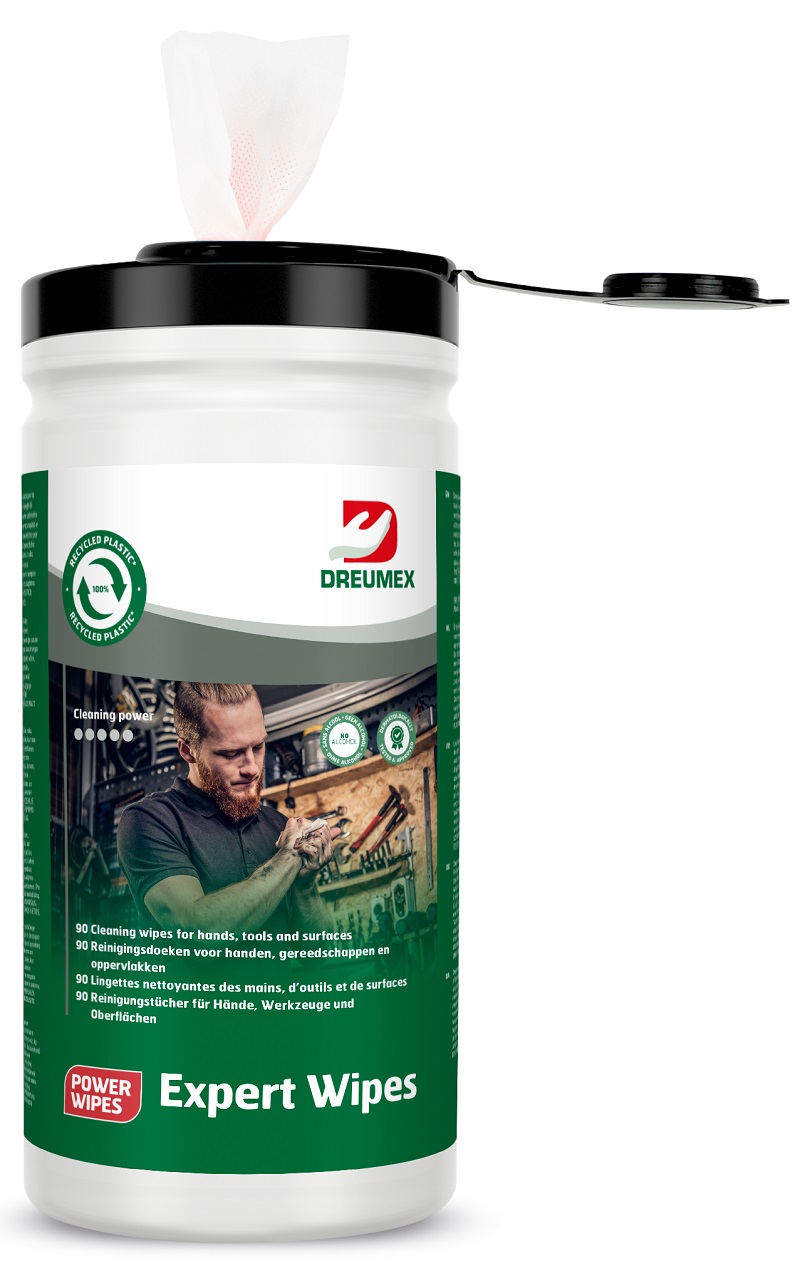 DREUMEX® EXPERT WIPES, Reinigungstücher, Dose mit 90 Tüchern, 14483001