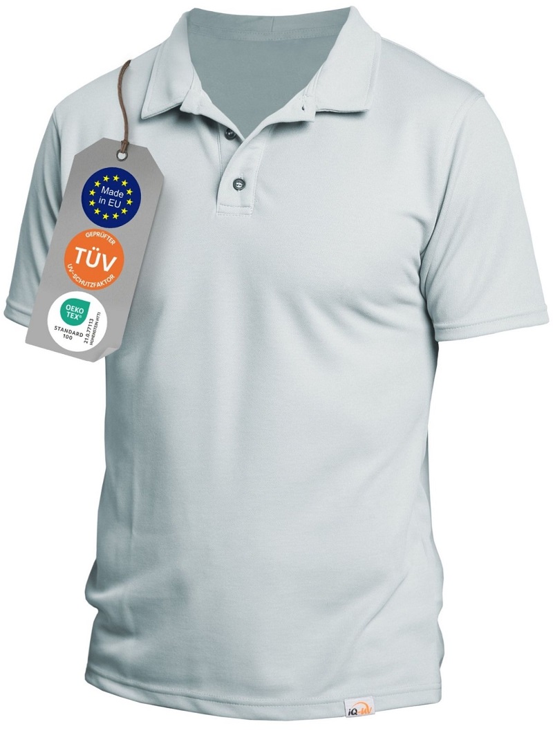 IQ-UV NATURAL Herren Polo-Shirt mit Tencel®, UPF 50+, 515100