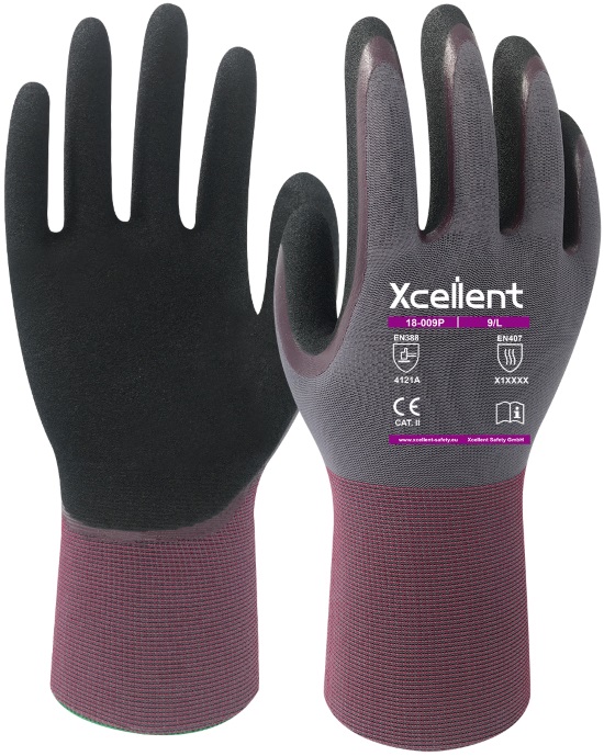 XCellent® LITE PRO Second Skin Schutzhandschuh mit doppelter Nitrilbeschichtung, 18-009P