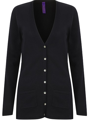 HENBURY Damen V-Button Cardigan H723