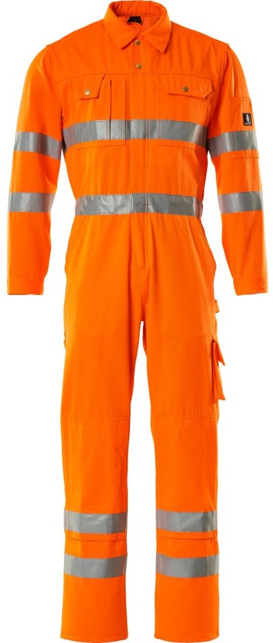 MASCOT® SAFE CLASSIC Warnschutz-Overall m. Knietaschen UTAH 00419-860