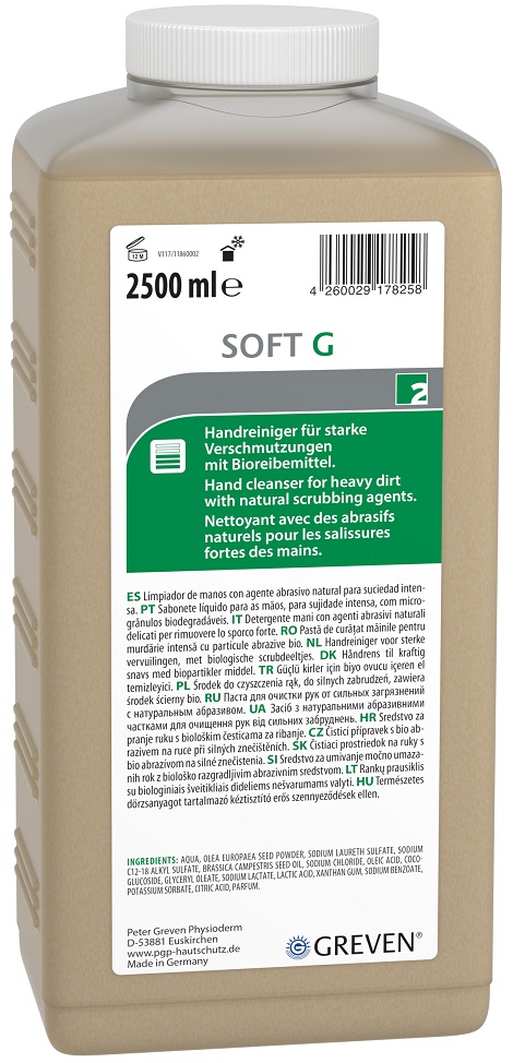 GREVEN® SOFT G Handreinigung 2.500 ml Hartflasche