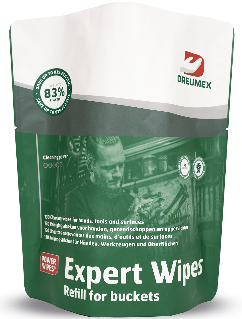 DREUMEX® EXPERT WIPES, Reinigungstücher, Nachfüllbeutel mit 130 Tüchern, 14483003