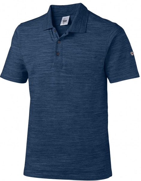BP® Polo Shirt für Sie & Ihn meliert 1712 232