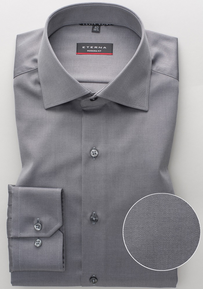 ETERNA Cover Shirt, COMFORT FIT Hemd, Kent-Kragen, 1/1 Arm E19K 8817