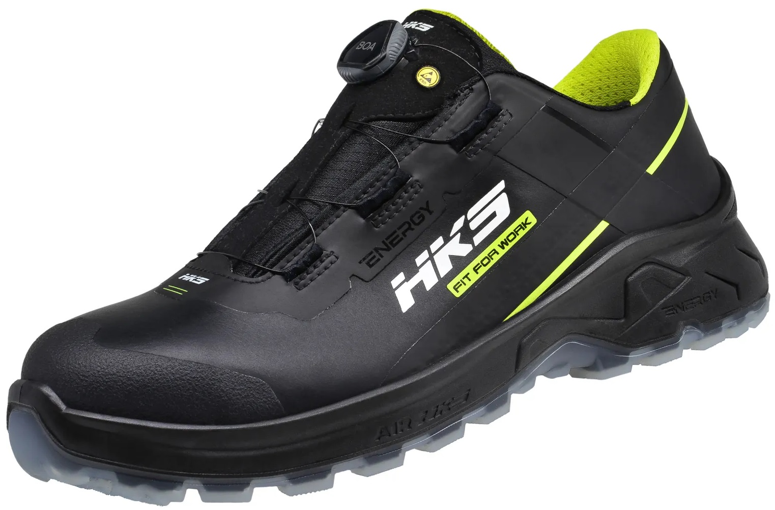 HKS® AirGuard Neon-Black BOA Sicherheitshalbschuh S3L SR FO 894292