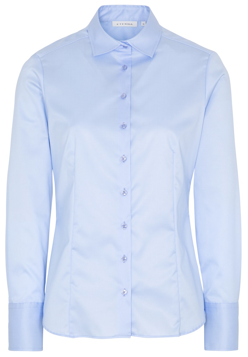 ETERNA COVER SHIRT Twill Bluse, Hemd-Kragen, 1/1 Arm, D708 5008 ETERNA COVER SHIRT Twill Bluse, Hemd-Kragen, 1/1 Arm, D708 5008