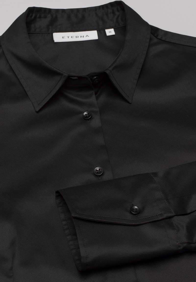 ETERNA COVER SHIRT Twill Bluse, Hemd-Kragen, 1/1 Arm, D708 5008 ETERNA COVER SHIRT Twill Bluse, Hemd-Kragen, 1/1 Arm, D708 5008