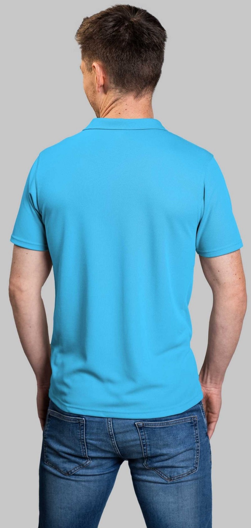 IQ-UV NATURAL Herren Polo-Shirt mit Tencel®, UPF 50+, 515100