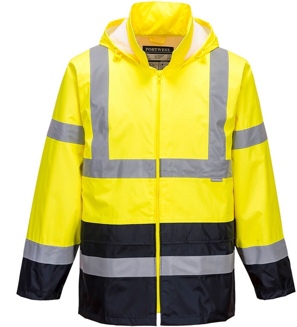 Warnschutz Kontrast-Regenjacke H443