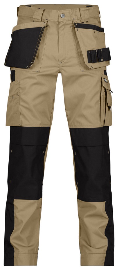DASSY® CLASSIC SEATTLE zweifarb.Multitaschen-Bundhose m.Kniepolstertaschen