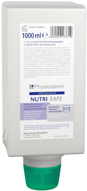 PHYSIODERM® NUTRI SAFE Hautschutzcreme 1.000 ml Varioflasche