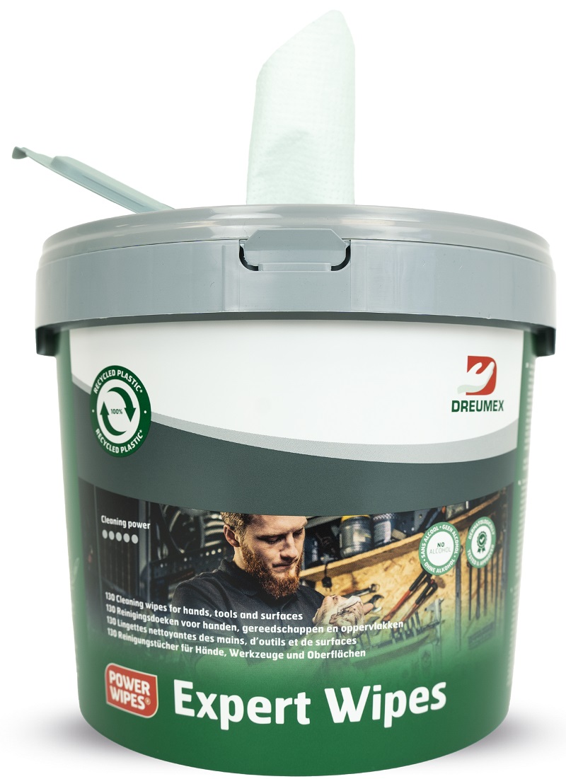 DREUMEX® EXPERT WIPES, Reinigungstücher, Eimer mit 130 Tüchern, 14483002