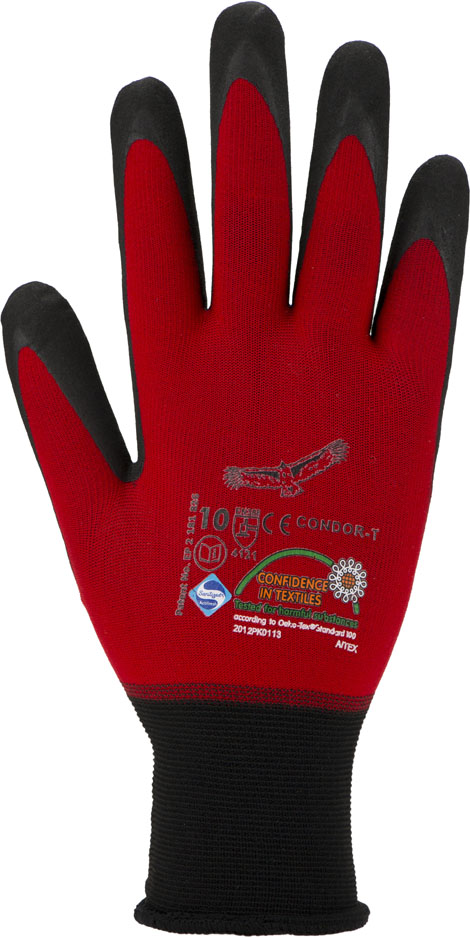 Superfeiner Strickhandschuh Nitrilschaum beschichtet CONDOR-T