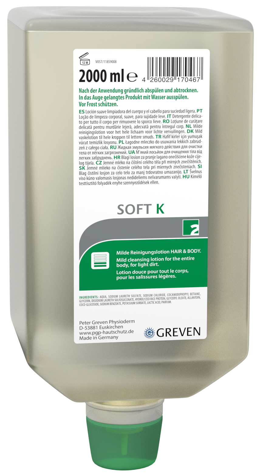 GREVEN® SOFT K Hautreinigung 2.000 ml Varioflasche 13587004