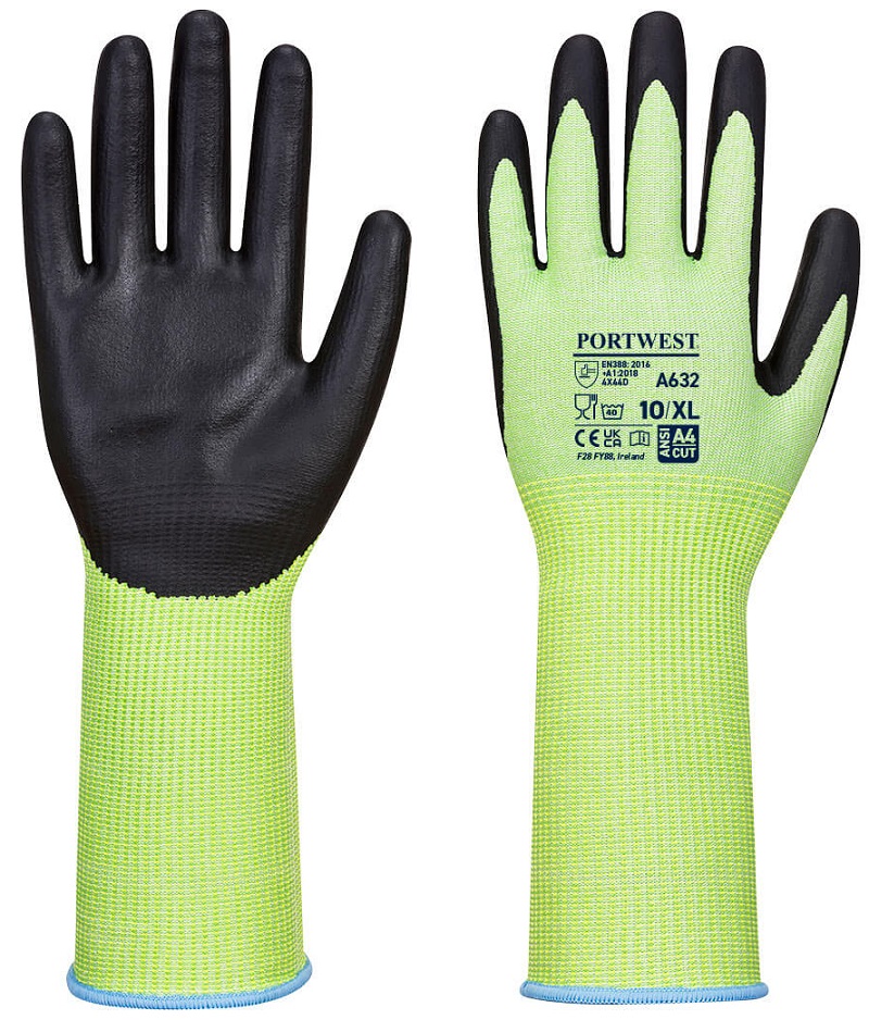 Green Cut Langer Schnittschutzhandschuh Stufe D, A632