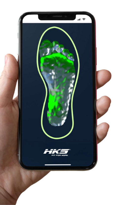 HKS® SOLEMATE passgenaue Fußbetteinlage lt. Fußvermessung