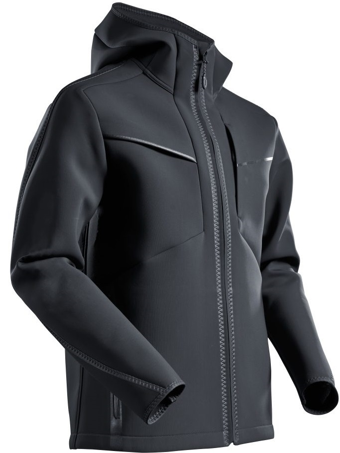 MASCOT® CUSTOMIZED Softshell Jacke mit Kapuze 22086-662