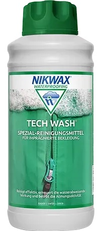 Nikwax Tech Wash® 1 Liter Waschmittel für Wetterschutzbekleidung