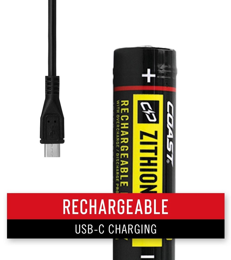 COAST® wiederaufladbare Taschenlampe 1500 Lumen XP9R