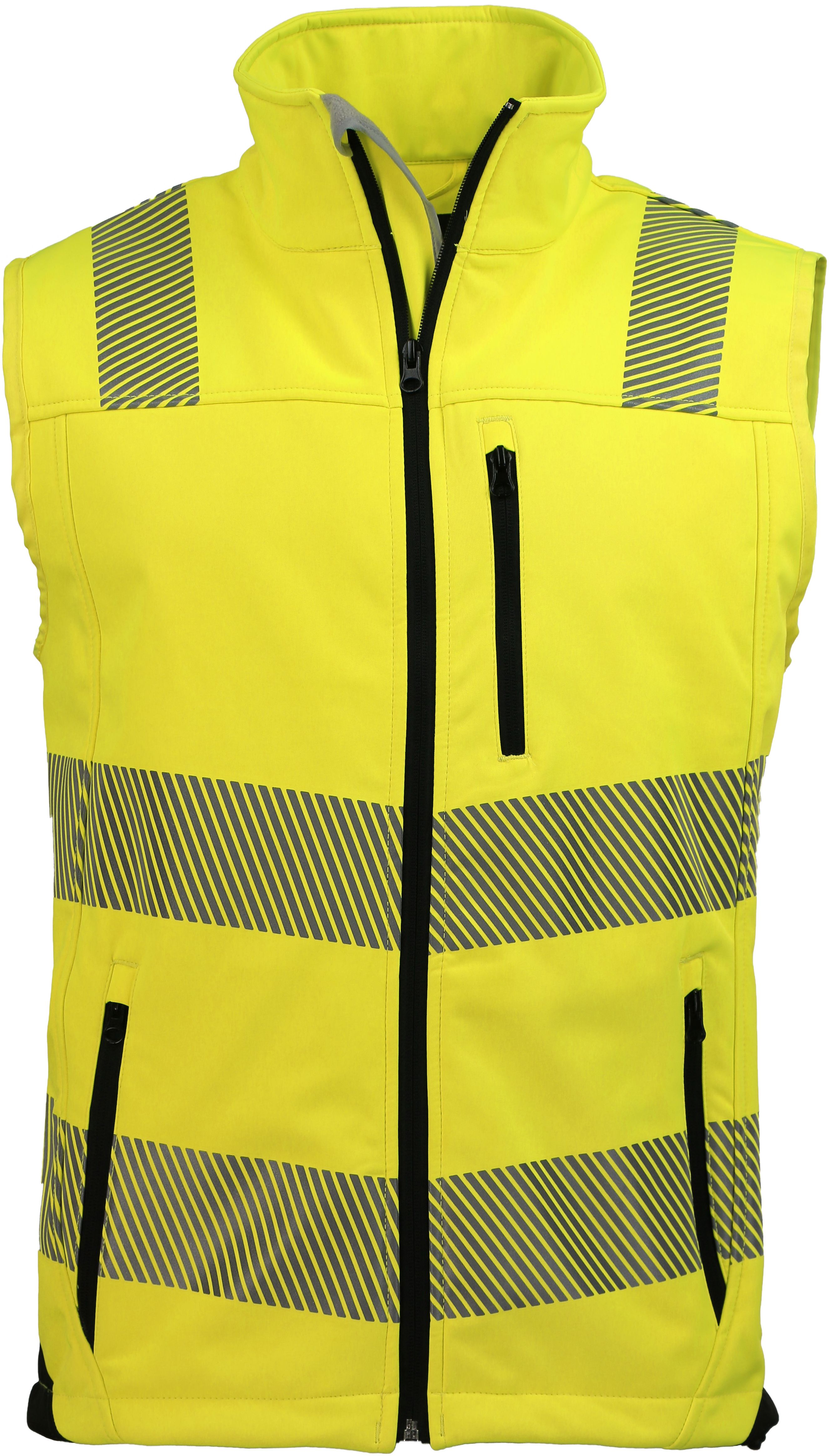 PREVENT® Warnschutz Stoftshell- Gilet PTW-SW