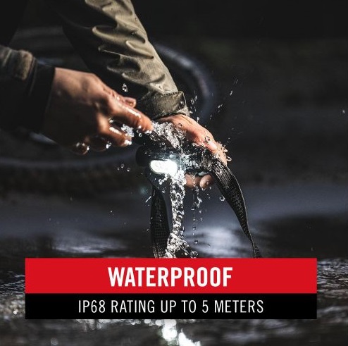 COAST® wasserdichte wiederaufladbare Stirnlampe, 1200 Lumen, WPH30R