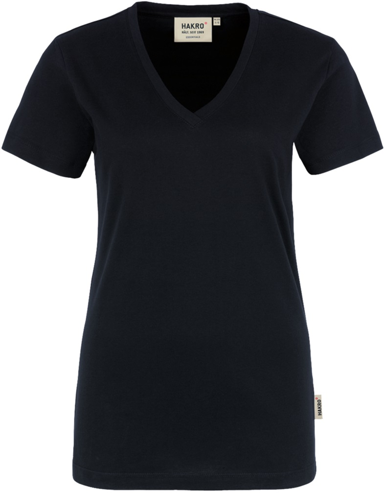 HAKRO Classic V-Shirt Damen 126