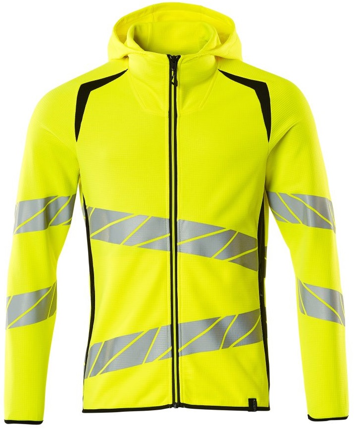MASCOT® ACCELERATE SAFE Warnschutz Kapuzensweatshirt mit Reißverschluss 19284-781 