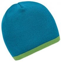 Myrtle Beach Beanie mit Kontraststreifen MB 7584 Myrtle Beach Beanie mit Kontraststreifen MB 7584