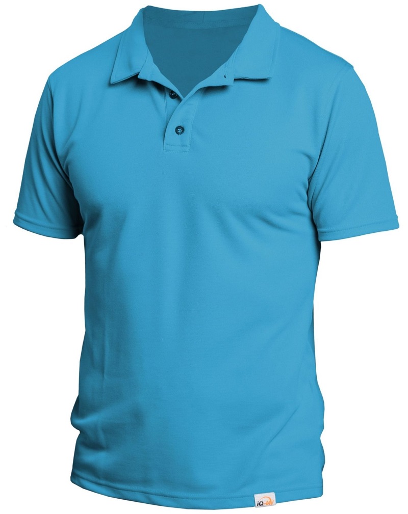 IQ-UV NATURAL Herren Polo-Shirt mit Tencel®, UPF 50+, 515100