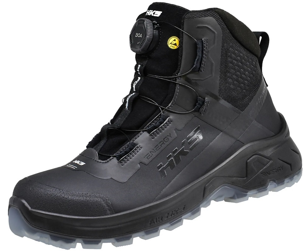 HKS® ENERGY AirGuard Pro Black BOA® Sicherheitshalbstiefel S3L SR FO 894422