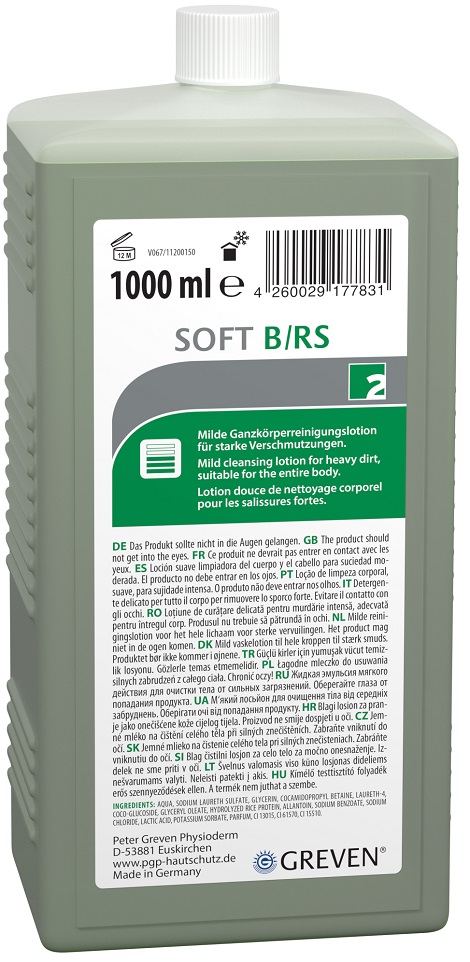 GREVEN® SOFT B/RS Hautreinigung 1.000 ml Hartflasche
