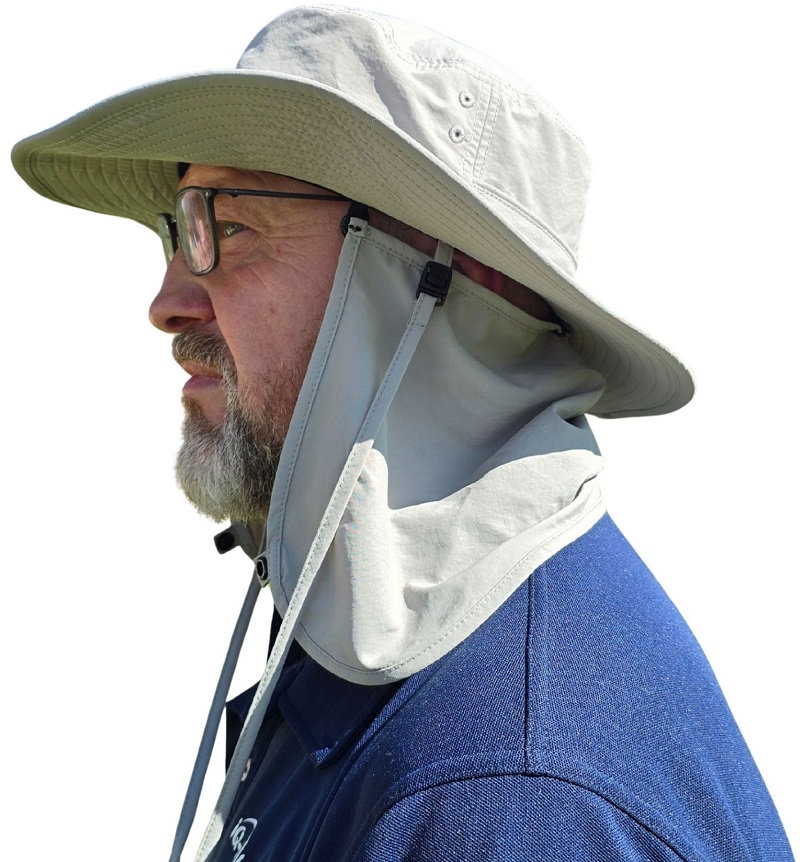 IQ-UV Sonnenhut mit abnehmbarem Nackenschutz, UPF 50+, 313100