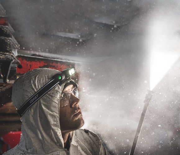 COAST® wasserdichte wiederaufladbare Stirnlampe, 1200 Lumen, WPH30R