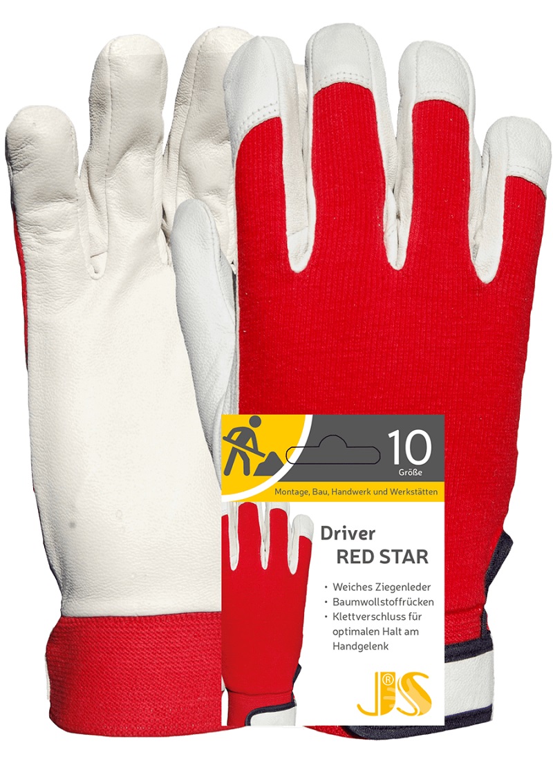 Driver REDSTAR Ziegenleder Schutzhandschuh 0806