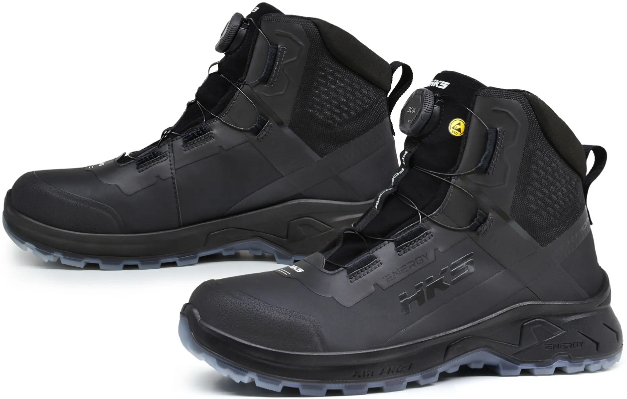 HKS® ENERGY AirGuard Pro Black BOA® Sicherheitshalbstiefel S3L SR FO 894422